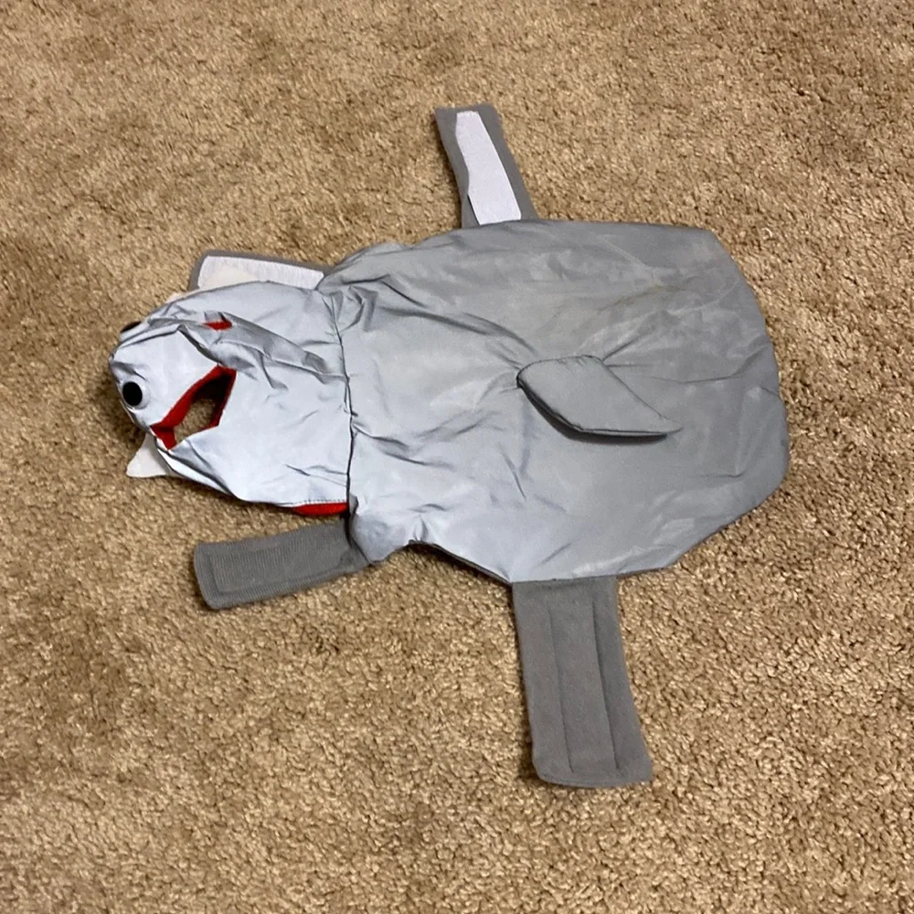 XS pet shark costume
